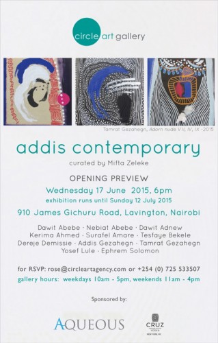 Addis Contemporary Curated By Mifta Zeleke - 17.06.15–12.07.15