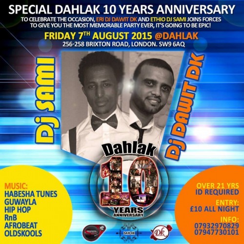 Special Dahlak 10 Years Anniversary - 07.08.15