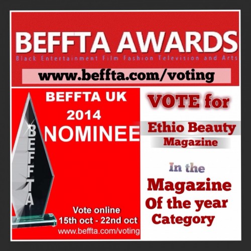 Ethio Beauty Magazine BEFFTA Award Nominee