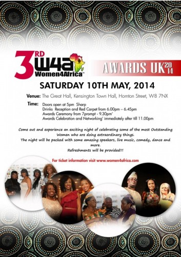 3rd Annual Women4Africa Awards Night - 10.05.14