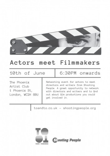 Actors Meet Filmmakers Networking Night - 10.06.14