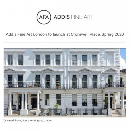 Addis Fine Art Launch A Permanent Space At Cromwell Place Spring 2020