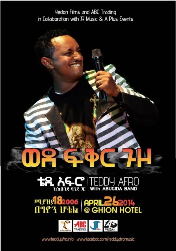 Teddy Afro Live Addis Ababa - 26.04.14