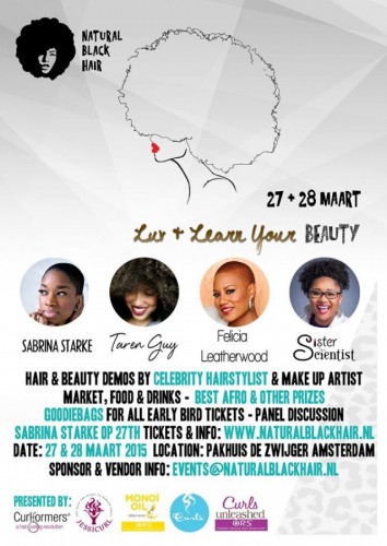 Taren Guy's Luv & Learn Your Beauty Amsterdam  - 27-28.03.15