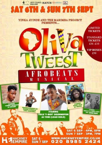 Oliva Tweest Afrobeats Musical - 06-07.09.14