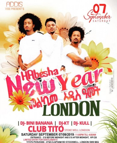 Addis Vibe Habesha New Year Party 2019