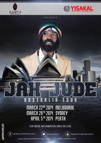 Jah Jude Australian Tour