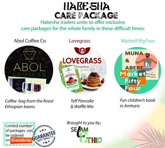 Selam LeEthiopia is offering specially designed Habesha Care Packages