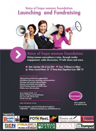 Voice Of Hope Women Foundation - Launch & Fundraising - 12.07.14
