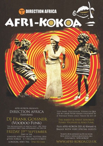 AFRI-KOKOA presents: Direction Africa - 19.09.14