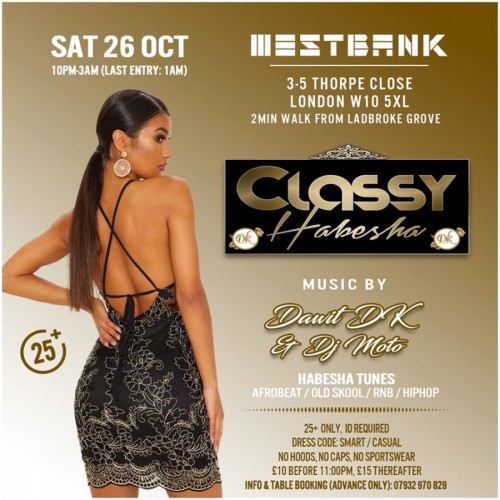 DK Nites Presents Classy Habesha At Westbank