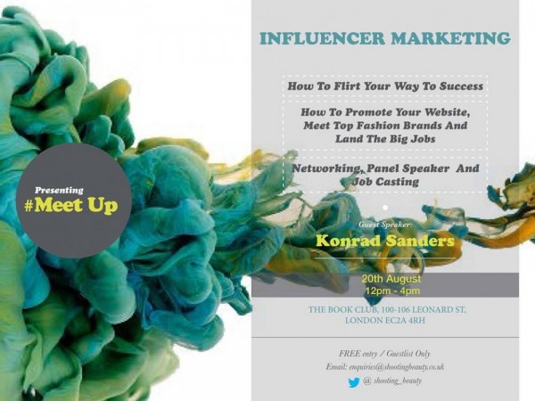 #SBMeetUps - Influencer Marketing: How To Flirt Your Way To Success - 20.08.14