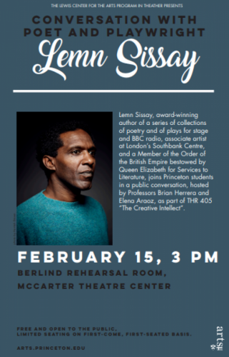 Conversation with Poet and Playwright Lemn Sissay