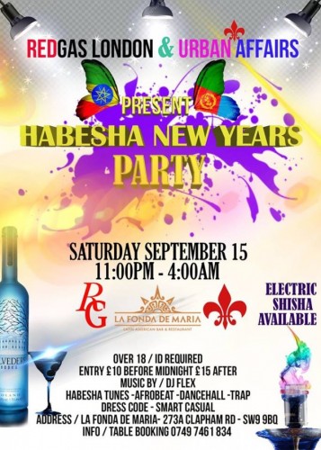 Urban Affairs Presents Habesha New Year Party