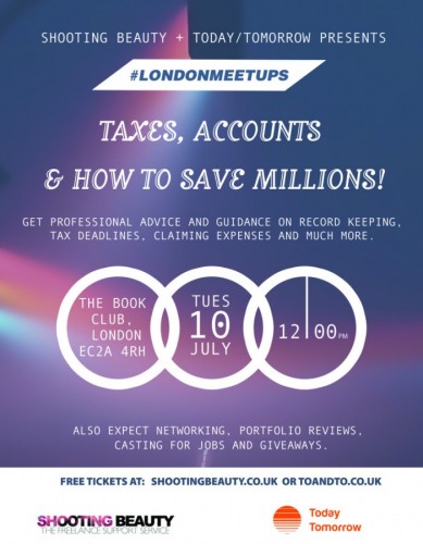 #LondonMeetUps - Taxes, Accounts & How to Save Millions! - 10.07.14