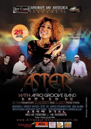 Aster Aweke EWEDIHALEHU TOUR - Frankfurt - 26.04.14