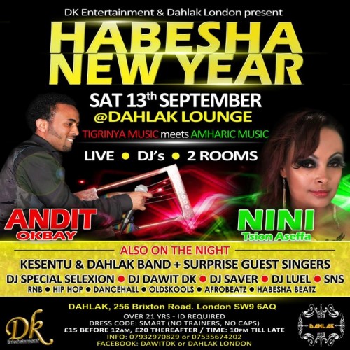 DK Entertainment Presents Habesha New Year - 13.09.14