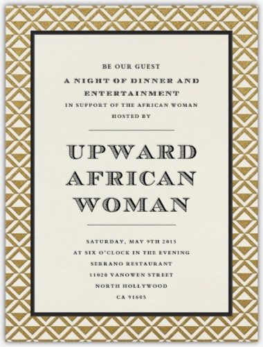 Upward African Woman - 09.05.15