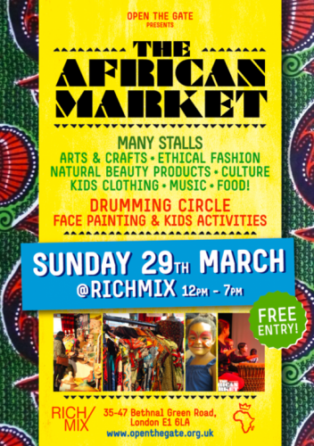 The African Market At Rich Mix - 29.03.15