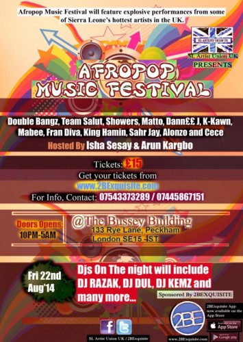 Afropop Music Festival -22.08.14