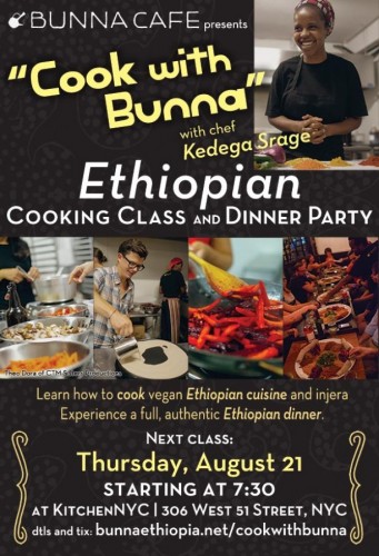 Ethiopian Cooking Class With Chef Kedega Srage - 21.08.14