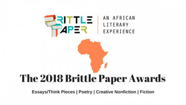 Nominations Are Open for the 2018 Brittle Paper Awards