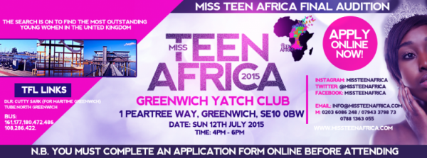 Miss Teen Africa 2015 Final Auditions - 12.07.15
