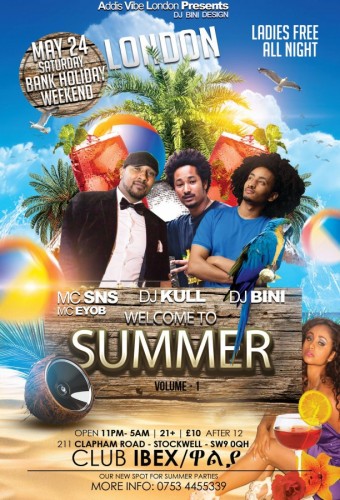 Addis Vibe London Summer Party - 24.05.14