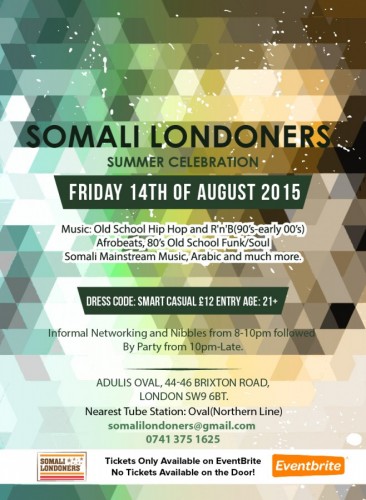 Somali Londoners Summer Celebration - 14.08.15