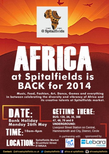 Africa At Spitalfields - 26.05.14