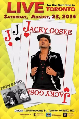 Jacky Gosee Sela Canada Tour: Toronto- 23.08.14