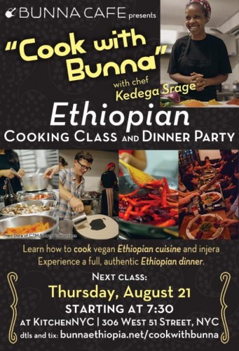 Ethiopian Cooking Class With Chef Kedega Srage - 17.08.14
