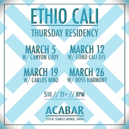 Ethio Cali Acabar  Residency - 26.03.15