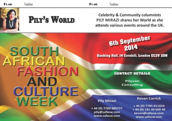 South Africa Fashion & Culture Week - 06.09.14