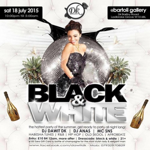 DK Entertainment Presents Black & White Party - 18.07.15