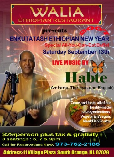 Walia Ethiopian Restaurant Ethiopian New Year - 13.09.14