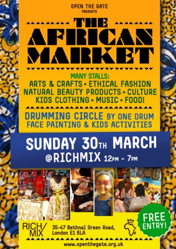 The African Market At Rich Mix - 30.03.14