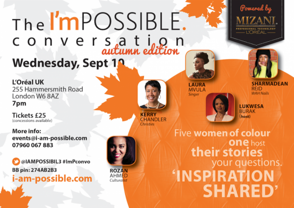 The I'mPOSSIBLE Conversation Autumn Edition - 10.09.14