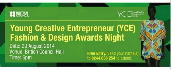 Young Creative Entrepreneur (YCE) Awards - 29.08.14