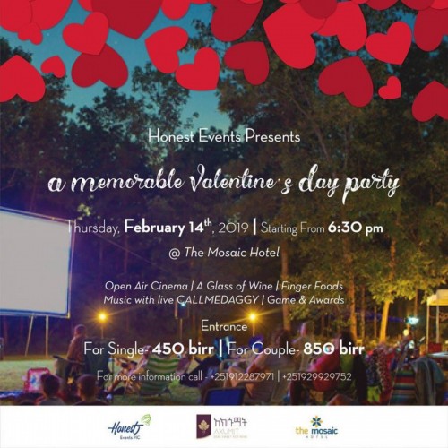 Valentines Day Open Air Cinema