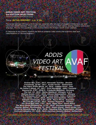 2019 Addis Video Art Festival 3rd Edition Selection