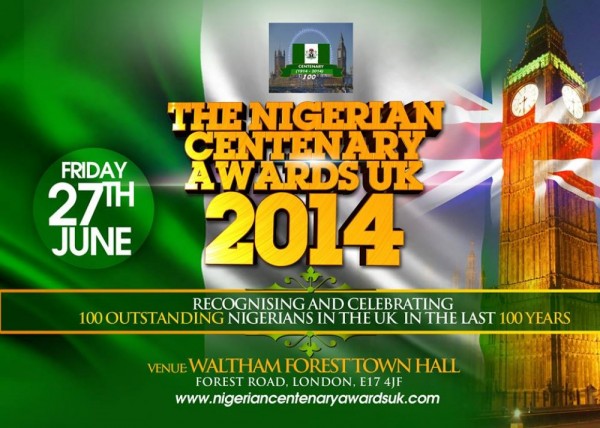 Nigerian Centenary Awards UK Nominations Now Open