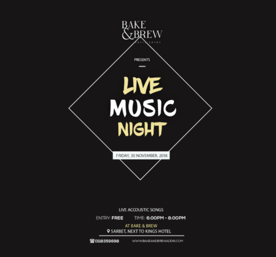 Bake & Brew Live Music Night