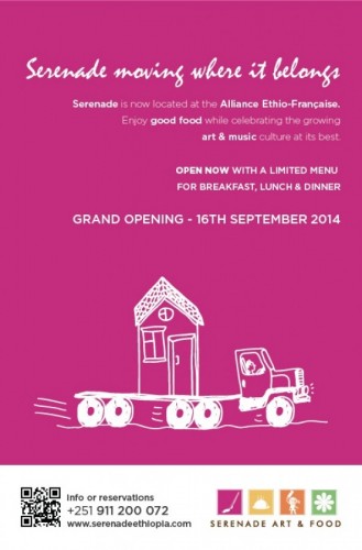 Grand Opening: Serenade Restaurant At Ethio-Française Alliance Ethio-Française - 16.09.14