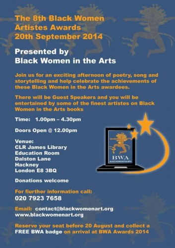 Black Women Artistes Awards - 20.09.14