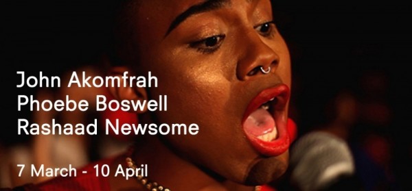 John Akomfrah, Phoebe Boswell, Rashaad Newsome - 07.03.14 - 10.04.14