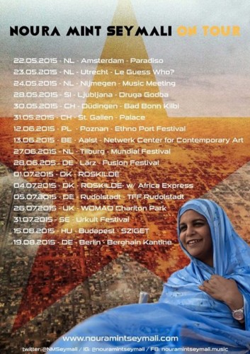 Noura Mint Seymali European Tour - 22.05.15 - 19.08.15