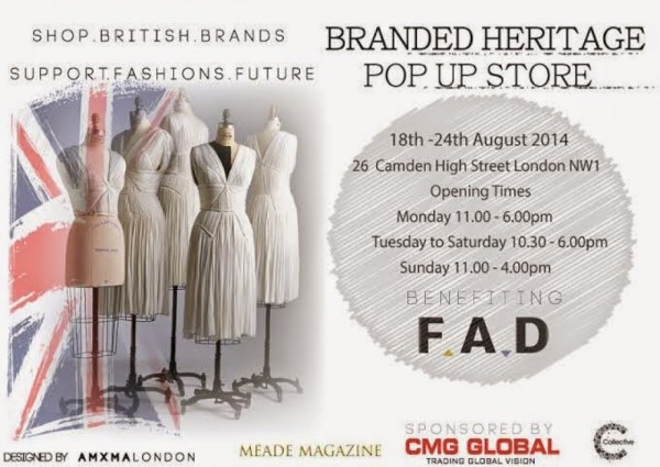 CMG Global's Brand Heritage Pop Up Store - 18-24.08.14