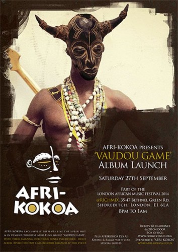 AFRI-KOKOA presents: VAUDOU GAME - 27.09.14