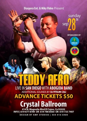 Teddy Afro Live in San Diego - 28.09.14